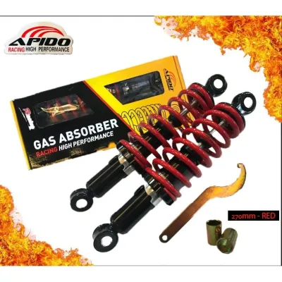 Apido Adjustable Gas Absorber 330mm 340mm 270mm EX5 Wave 100 110 125 Dash E Bonus Sport Rider Lagenda Demak absober