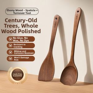 WANGMAZI | Antibacterial Non-stick Long Cooking Spoon