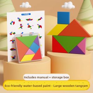 QU RAN | Intelligent Educational Magnets Tangram Puzzle Toy