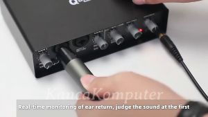 SZKOSTON External Sound Card Audio Interface Preamp High Speed USB 2.0 - Q-24