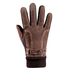 Full Finger Cycling Gloves Non Slip Cold Resistant Touchscreen Plush Gloves for Men Women Autumn Winter Outdoor Use