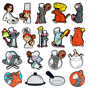 18-100Pcs Cartoon Shoe Charms For Slides Clog Sandals Shoes Decorations Accessories Buckle For Friend Party Gifts