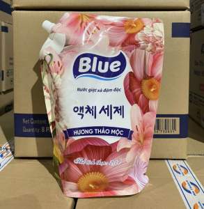 Nước Giặt Blue HÀN QUỐC 2100ml & 3600ml Cho Hương Thơm Ngát Không Cần Xả Vải & Làm Mềm Vải !