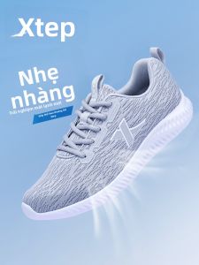 XTEP | Giày Thể Thao Thông Gió cho Nam Trung Niên và Người Cao Tuổi Chạy Bộ Dạo Phố