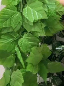 Artificial Hanging Plants Fake Leaves for Wall Green Garland Decoration Home Decor