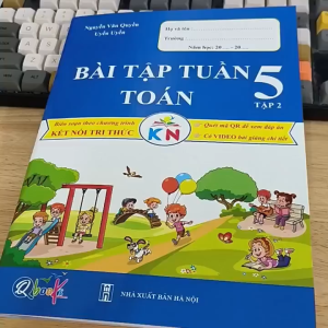Sách - Bài Tập Tuần - Toán Lớp 5 - Tập 2 - Kết Nối (Qbooks)