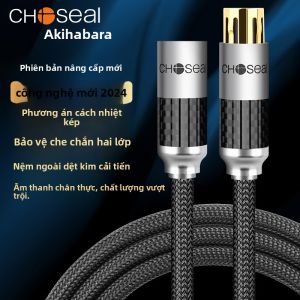 Choseal | Dây Cáp Âm Thanh XLR Đồng Tinh Khiết Cao Cấp