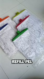 Refill Pel Lantai Sumbu Tanpa Gagang | Refil Pel Sumbu | Mop Refill Isi Ulang Pel