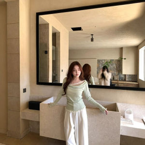 CHOEFULYN | White Off-Shoulder Lace Knit T-Shirt
