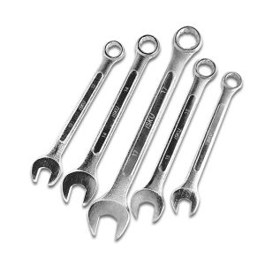 ISKU Kunci ring pas set 11 pcs Spanner Wrench Kombinasi Ring dan Pas 8 9 10 11 12 13 14 17 18 19 21 22 24mm