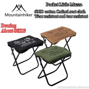 MOUNTAINHIKER Portable Folding Camping Chair - Compact Folding Design 80kg Load Capacity Suitable for Outdoors Fishing