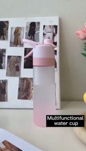 MY RD STOCK Remodeling Spray Water Bottle Outdoor Sport Fitness Water Cup Large Capacity Spray Bottle BPA Free Drinkware Trave