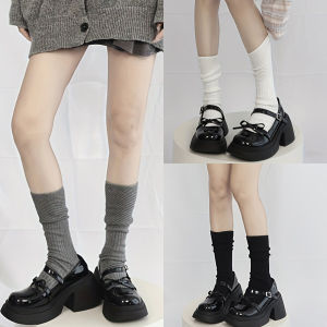 Sudyod【มีสินค้าในสต๊อก】 ถุงเท้ายาวถึงเข่าของผู้หญิง ผ้าถัก ยืดหยุ่นดี ถุงเท้าผ้าฝ้ายแฟชั่นสตรีขายดี Ankle Socks
