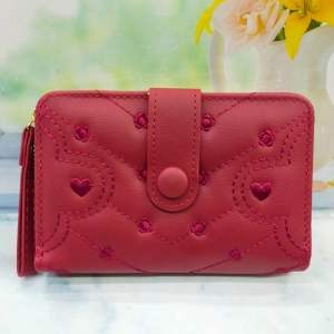 DOMPET WANITA LIPAT KANCING UKURAN SEDANG