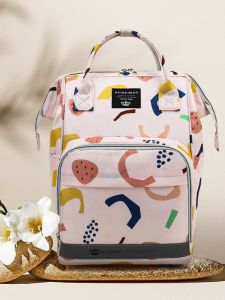 Large Capacity Maternity Tote Bag Double Shoulder Backpack Outdoors Fashionable New 2025 Mommy Bag with Multi-Pockets Waterproof for Mom Baby