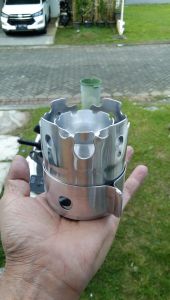 kompor mini burner setelan api alkohol stove/spirtus dua tungku