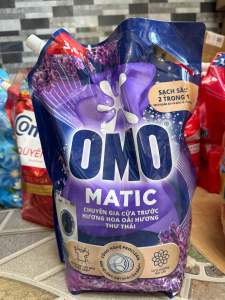Nước giặt OMO Túi 36kg xanh máy giặt cửa trước giá mới hương oải hương