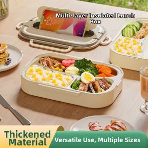 Insulated Multi-layer Stainless Steel Lunch Box