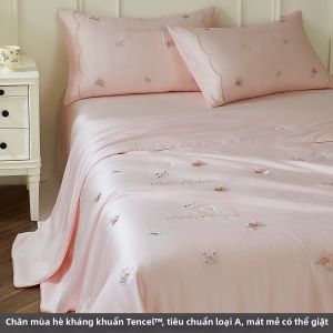 shui yang | Chăn Mùa Hè Chống Khuẩn Tencel Dùng Cho Máy Lạnh