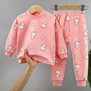 Tagkita | Bộ Quần Áo Lót Dài Tay Bằng Cotton