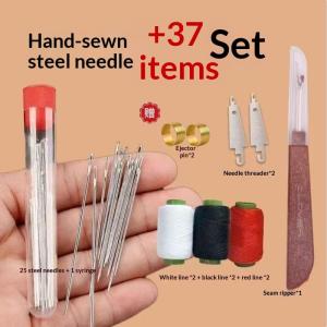 Sewing Tool Kit Multi-Purpose Hand Repair Tool Set Complete Needle Thread Accessories for Household Travel Emergency Use