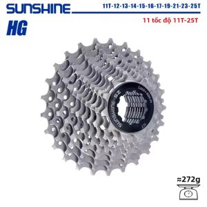 Bộ Líp Xe Đạp Leo Núi/đường Trường SUNSHINE 11 Tốc Độ Thép Nhẹ 34t-50t Tương Thích Với Shimano HG