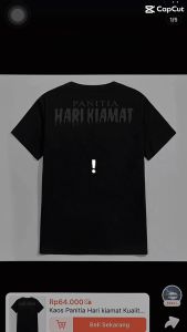 Kaos Panitia Hari Kiamat Kualitas Distro By Hello Human Tshirt