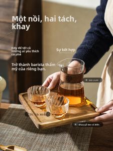 SHELI | Glass Pour Over Coffee Set Ear Bag Coffee Filter Cold Brew American Water Pot