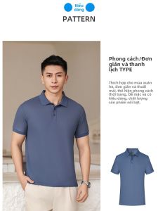 JINGYILAIXIU | Áo Polo Mùa Hè Nam & Nữ Có In Logo Cổ Bẻ