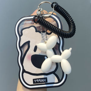 ID Meal Card Access Control ID Card Acrylic Card Holder with Lanyard School Card Bus Pass Student Work Permit Badge