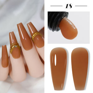 Parkson 15ml Nail Extension Gel Polish UV LED Crystal Acrylic Quick Building 10 Colors Semi Permanent Manicure Construction Tool