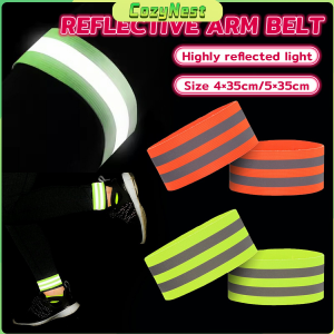 C.N. 1pcs Reflective Band High Visibility Reflector Glow Strap Arm Armband Belt for Night Running Cycling