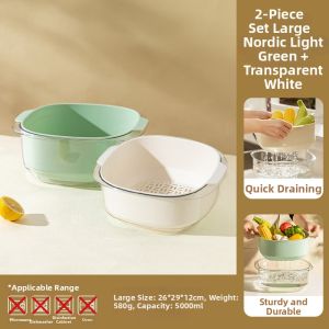 New Home Drainage Vegetable Basket