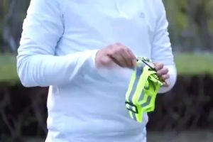 Reflective Adjustable Suspenders Night Running Driving Elastic Belt Traffic Safety Reflective Vest Elastic Belt