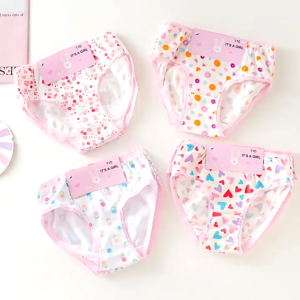 Kids 12pcs Cotton Baby Underwear Panty Assorted Design Panty Innerwear for Kids Girls Ages 1-12 Years Old