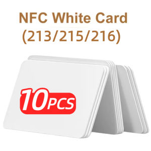 10Pcs Blank NFC Cards PVC Waterproof Tags For Access Control System Hotel Room Cards Office Attendance Cards