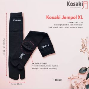 Kaos Kaki Muslimah Jempol Panjang Kaos Kaki Premium Dobel Tumit Dobel Nylon KOSAKI JEMPOL XL