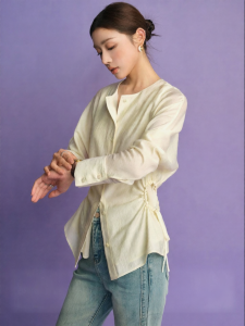 SUSHE | Light Weight Acetate Satin Elegant Design Shirt