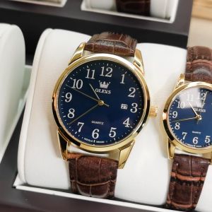 **Resmi Autentik** OLEVS Jam Tangan Pria Anti Air Otomatis Dewasa Terbaru 2024