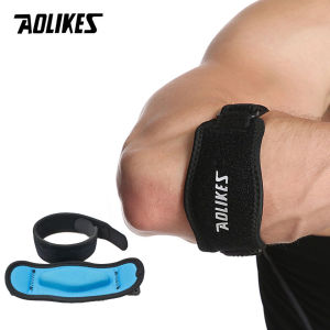 AOLIKES 1PCS Adjustable Basketball Tennis Golf Elbow Support Golfers Strap Elbow Pads Lateral Pain Syndrome Epicondylitis Brace