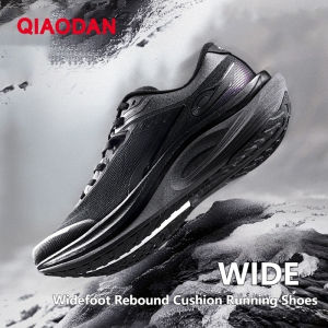 Qiaodan WIDE Women Running Shoes Stable Support Widefoot Shock Absorption Soft QDB022252292