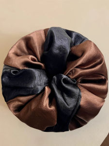 ZUOOU | Korean Style Large Size Ribbon Hair Band Brown Double Color