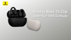 Baseus Bass 15 Clip Open-Ear TWS Earbuds Wireless Earphone Bluetooth 5.4 Headphone ENC