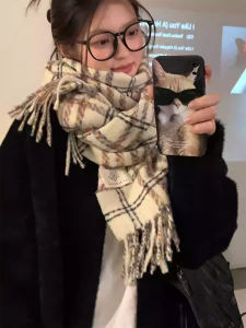 Womens Cashmere Scarf Thick Warm Winter New Style Korean Version Atmosphere Sense Small Clear Additions Shawl Neck Warmer