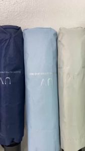 Automatic Open Close Windproof Umbrella Anti UV Protection Compact 3 Folds Sun Rain Dual Use Umbrella