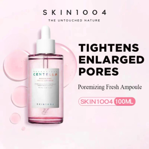 Centella Poremizing Fresh Ampoule Pink Salt Essence Liquid Face Pore Care Facial Serum Soothing Moisturizing Beauty Skincare