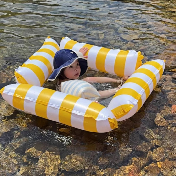 Inflatable Raft Kids JIFANPAUL | Children's Inflatable Floating Raft Beach Water Play ...