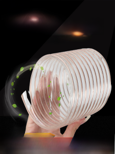 PU Polyurethane Air Duct Steel Wire Telescopic Exhaust Hose Pu Tube Sweep-up Pipe 50/100/200 Wall Thickness 0.93mm