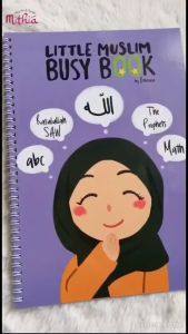Little Muslim Busy Book | Buku aktiviti kanak-kanak | Belajar tentang Islam cara seronok