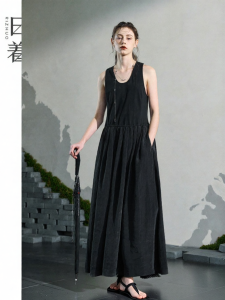 Summer New Style V-Neck Back A-Line Dress